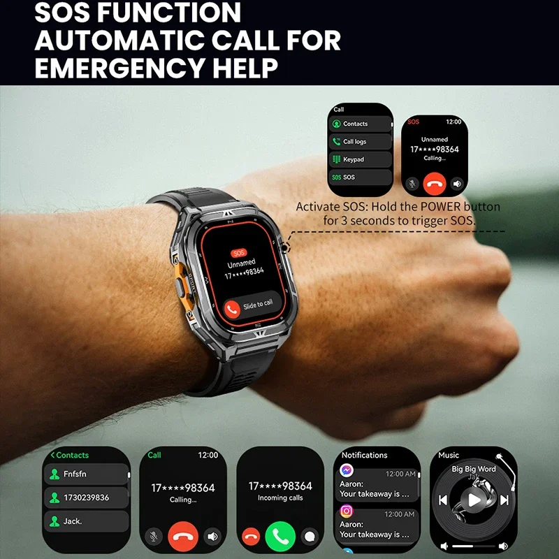 高級AMOLEDスマートウォッチ、リアルGPS搭載、5ATM - Luxury Watch In The World のレビューと価格