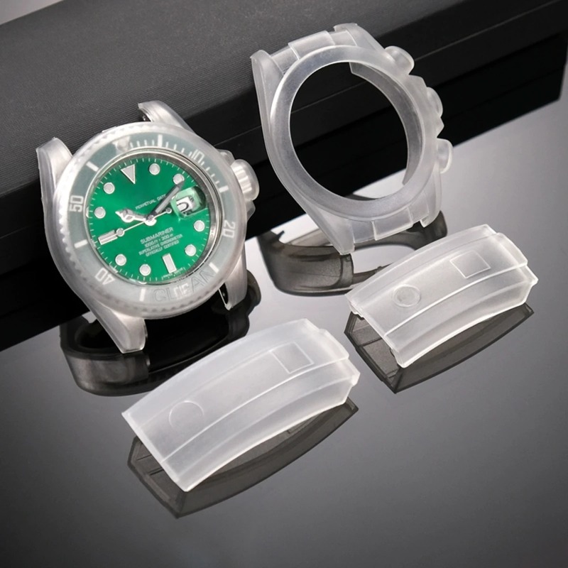 時計保護ケース透明傷防止防水シリコン保護フィルムロレックスウ - Luxury Watch Investment のレビューと価格