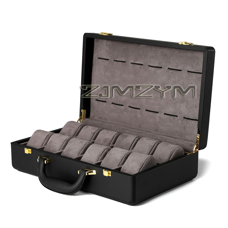 12スロット腕時計ボックス メンズ腕時計ケース 旅行用ロレッ - Luxury Watch Gift Box のレビューと価格