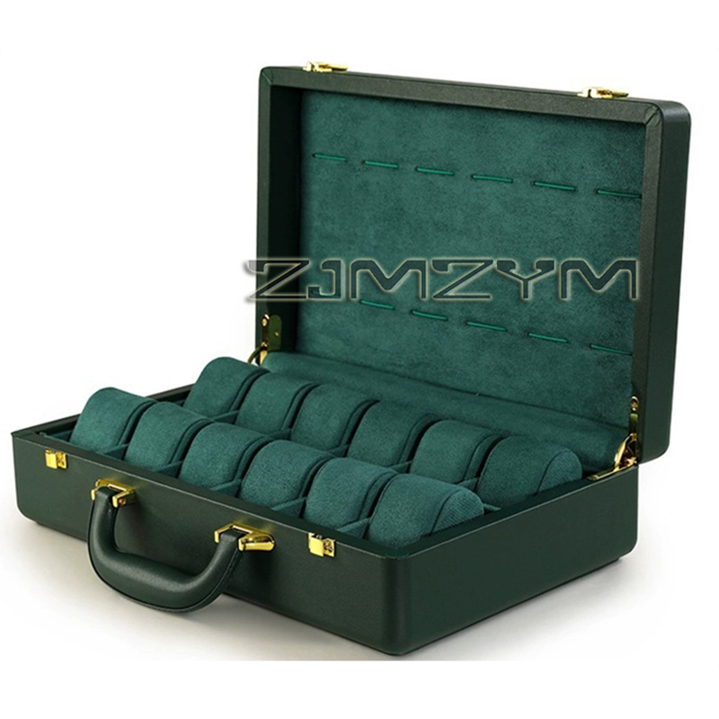 12スロット腕時計ボックス メンズ腕時計ケース 旅行用ロレッ - Luxury Watch Gift Box のレビューと価格